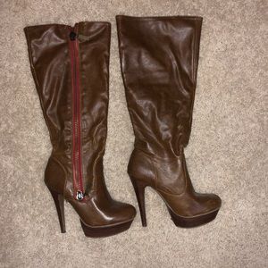 Zigi Project brown leather boots
